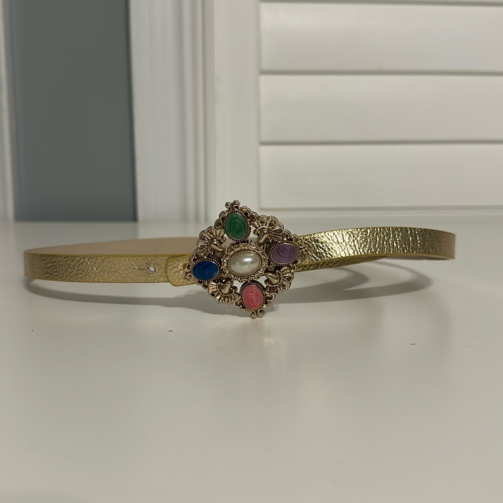 Gold Jeweled Belt